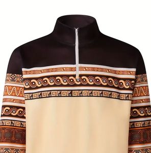 Sudadera Premium para Hombre con Cierre de Cremallera, Estilo Casual, Manga Larga, Cálida para Invierno, Tejido de Rizo Ecológico, Ropa Urbana - Product Image 5