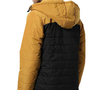 Blouson d'hiver matelassé personnalisé pour homme grande taille, luxueux, coupe-vent, imperméable, écologique, pour l'extérieur, col montant, face brillante - Product Image 2