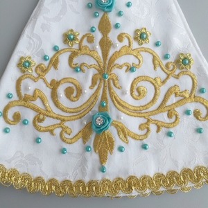 Girls Ballet Tutu <b>Dress</b> Embroidered Stage Performance <b>Dance</b> <b>Dress</b> Lace Ruffle Sleeve Children Performance Wear - Product Image 6