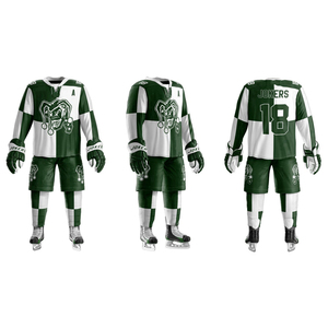 Nouvelle tenue de hockey sur glace personnalisée 100% polyester pour équipe et vêtements de sport de haute qualité en couleur unie par sublimation - Product Image 6