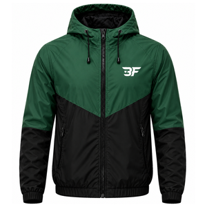 High Quality Customized Design Premium Hooded Winter Wind Breaker <b>Safari</b> <b>Jacket</b> 100% Polyester Waterproof Breathable Quick Front - Product Image 2