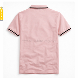 Camisa Casual de Manga Corta para Hombre, Estilo Bespoke Samavia, con Bolsillo Frontal / Tejido de Poliéster y Algodón Transpirable de 180 g/m², OEM - Product Image 2