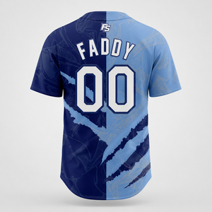 Maillot de baseball personnalisé par sublimation, vente en gros, entièrement boutonné, vêtements de sport respirants, uniformes d'équipe, chemises de baseball pour hommes, vêtements - Product Image 2