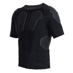 Ensemble de maillot rembourré de haute qualité avec short de compression rembourré pour homme, design de maillot sans manches, tenue anti-collision - Product Image 4