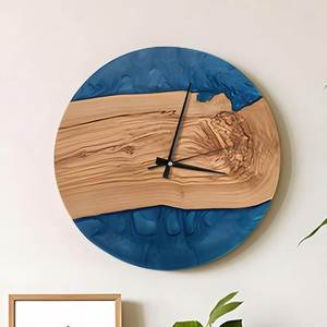 High quality Wooden Wall <b>Clock</b> Round Coastal Palm Tree for Living Room Decor at lowest prices By NEHA ENTERPRISES - Product Image 2