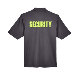 Personalizado al por mayor de seguridad táctica de alta calidad negro liso manga corta hombre y mujer Polo camiseta - Product Image 3