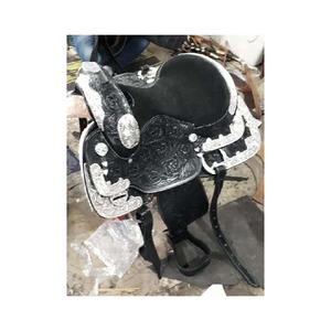 Sillín de cuero americano más vendido, sillín de caballo inglés occidental, sillín de equitación de cuero Real - Product Image 1