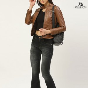 Women's <b>Real</b> <b>Leather</b> <b>Jacket</b> Soft Genuine <b>Leather</b> Slim Fit Fashion Outerwear for Street Wear and Winter Use 2026 - Product Image 6