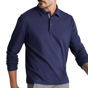 Chemises polo, fabricants pakistanais de premier plan, chemises polo pour hommes, tissu en toile à motif uni élégant, service de logo OEM personnalisé - Product Image 1