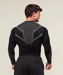 Compression Tops Gym T-Shirt Men Fitness Tight Rashguard Bodybuilding Sport Quick Dry Running Short Sleeve 180 Grams - Product Image 5