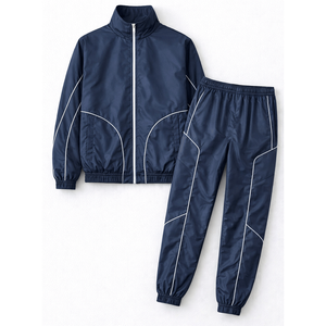 Conjunto deportivo profesional de chaqueta cortavientos para hombre, diseñado para un rendimiento cómodo y un estilo de vida activo diario. - Product Image 2