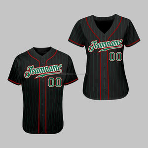 Venta al por mayor de fábrica, equipo de hombres, sublimación, uniforme de béisbol, impresión personalizada Digital, camisetas de béisbol para hombres, camiseta de béisbol personalizada - Product Image 5