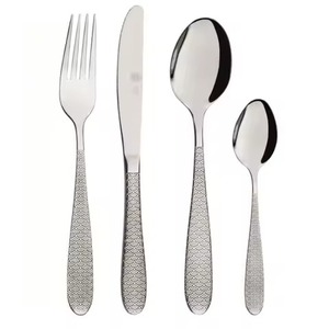 Contemporary Metal Spoon And Fork Set Cutlery Set High Quality Stainless <b>Flatware</b> Collection For Catering Industry - Product Image 3