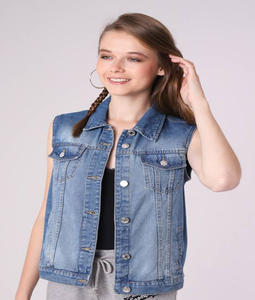 เสื้อแจ็คเก็ตยีนส์ผู้หญิงแบบติดกระดุม แขนยาว คลาสสิก เสื้อคลุมยีนส์สำหรับฤดูใบไม้ผลิ - Product Image 4