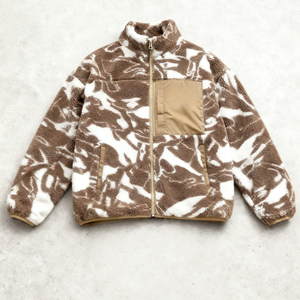 Wholesale <b>Men's</b> <b>Jackets</b> Supplier Custom Graphic Design Printed Vintage Sherpa Fleece Pockets Fluffy <b>Warm</b> Sherpa <b>Men's</b> <b>Jackets</b> - Product Image 5