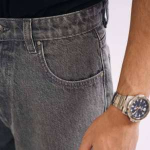 กางเกงยีนส์เดนิมทรงตรงสไตล์ลำลองสำหรับผู้ชาย ออกแบบใหม่ พิมพ์ลาย OEM ขายดี เหมาะสำหรับออกกำลังกาย วิ่งจ๊อกกิ้ง  รับสกรีนโลโก้ตามสั่ง - Product Image 6