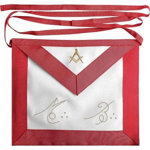 Badge maçonnique de mode brodé à la main de haute qualité avec perles et aimant, prix de gros, fabricant pakistanais - Product Image 2