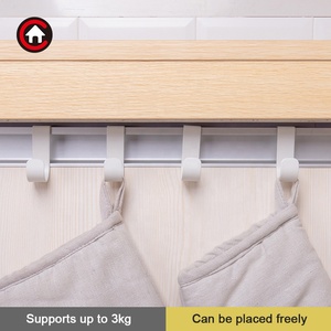 Portasciugamani multifunzione Over-The-Door di alta qualità a doppia forma di S <span class=keywords><strong>porta</strong></span> gancio doppio ganci <span class=keywords><strong>per</strong></span> cucina e <span class=keywords><strong>bagno</strong></span> - Product Image 2