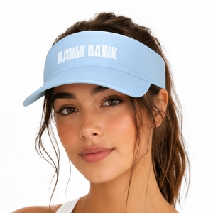 Unisex Sports Visor <b>Hat</b> Premium Breathable Adjustable <b>Flat</b> Brim Outdoor Spring Summer Adult Custom Made Unisex Visor <b>Hat</b> - Product Image 1