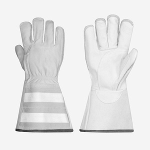 Guantes de Soldadura TIG de la Mejor Calidad, Duraderos, de Piel de Cabra y Piel de Vacuno, Excelente Protección para las Manos con Antivibración para Soldadores - Product Image 6