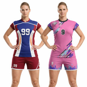 Conjunto de Uniforme de Voleibol Personalizado para Mujer 2026, Camiseta de Voleibol de Manga Corta y Pantalones Cortos, Nombre y Número Personalizados, Ropa Deportiva de Equipo - Product Image 1