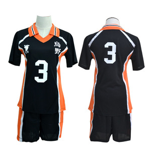 Disfraz de Cosplay de Anime Haikyuu Karasuno Hinata Shoyo Tobio Kageya, Jersey de Voleibol, Ropa Deportiva Corta Transpirable de Yu Nishinoya - Product Image 4