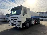 Camion-citerne Sinotruk HOWO Hohan d'occasion 20 tonnes 20 m³ 6x4 Diesel avec pompe haute pression Moteur 351-450 ch pour le nettoyage des rues