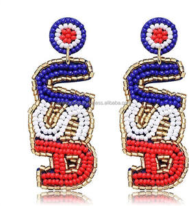 Pendientes Colgantes Bohemios con Cuentas de Colores, Hechos a Mano, con Diseño Floral Festivo, Joyería de Diseño Original, Personalizados para Cumpleaños 2025, Venta al Por Mayor - Product Image 6