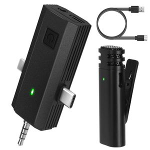 Micrófono Inalámbrico Omnidireccional 3 en 1 con Clip, Reducción de Ruido, Plug and Play, Equipo para Transmisión en Vivo - Product Image 2