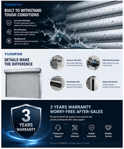 <span class=keywords><strong>Porte</strong></span> <span class=keywords><strong>de</strong></span> <span class=keywords><strong>garage</strong></span> automatique en alliage d'aluminium coupe-vent <span class=keywords><strong>de</strong></span> haute qualité pour une utilisation en extérieur - Product Image 5