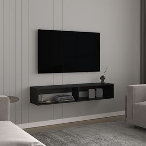 ขาตั้งทีวีสีดำพร้อม10.4 \ "H และชั้นวาง2 - Product Image 1