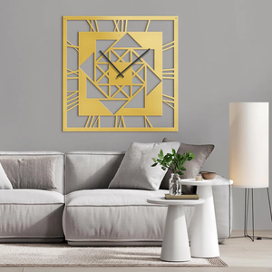 Elegant Modern Metal <b>Wall</b> <b>Clock</b> Creative Home Decoration Accessory for Living Room Bedroom Office Interior Design At Best Prices - Product Image 3