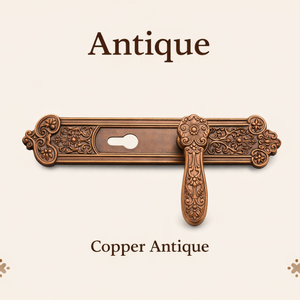 ชุดมือจับประตูทองเหลืองพรีเมียมพร้อมชุดล็อคแบบฝัง |   มือจับประตูหรูหราสำหรับประตูภายใน |   ฮาร์ดแวร์สำหรับตกแต่งภายในโรงแรม - Product Image 5