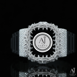 AARVA JEWELS <b>Men's</b> Luxury Sport Stainless Steel <b>Square</b> Digital <b>Watch</b> 25mm Sapphire Crystal Dial 3BAR Water Resistant Silicone - Product Image 1