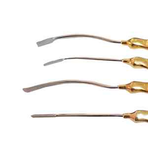 Ensemble de chirurgie endoscopique manuelle réutilisable en acier inoxydable de haute qualité - Poignée dorée certifiée CE pour la chirurgie plastique - Product Image 3