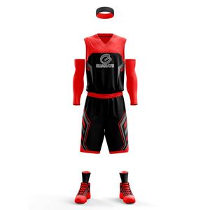Nueva Llegada, Diseño OEM, Uniformes de Baloncesto Personalizados con Nombre de Equipo, 100% Poliéster, Impresión por Sublimación Unisex, Talla Grande, Transpirable - Product Image 1