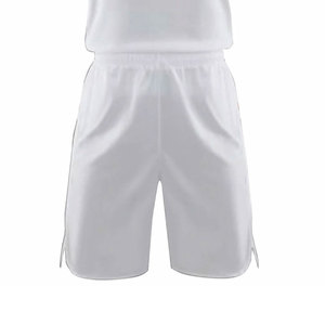 Ensemble de maillots de basket personnalisés sublimés blancs à col en V sans manches, respirants et anti-humidité, 100 % polyester, unisexe adulte, athlétique - Product Image 6