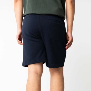Shorts Bermuda en Tissu Oxford Bleu Marine pour Hommes, Taille Mi-Haute, Fermeture à Cordon, Respirant et Séchage Rapide, Poches, Style Urbain pour Garçons - Product Image 4