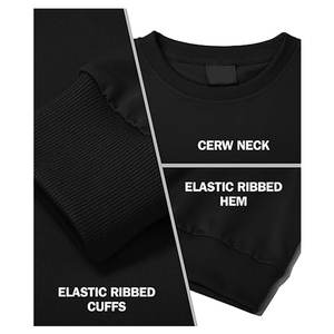 Sudaderas de Cuello Redondo, Sudaderas de Manga Larga para Hombre, Ligeras, Informales, Cómodas, de Mezcla de Algodón, a la Moda - Product Image 4