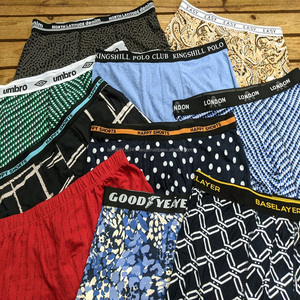 Calzoncillos bóxer de seda helada transpirables para hombre, disponibles ahora, suaves y cómodos, con cintura elástica, venta al por mayor, 95% algodón, 5% elastano - Product Image 1