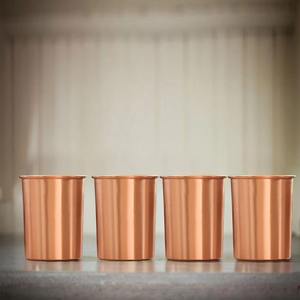 เหยือกน้ำทองแดงแบบเรียบง่าย เหมาะสำหรับบริการจัดเลี้ยง โรงแรม และร้านอาหาร ขายส่งจากอินเดีย - Product Image 3