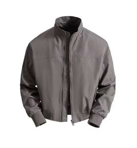 stylish Varsity <b>Jacket</b> Vintage Patchwork Design Wool & Leather Windproof - Product Image 1