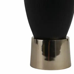 Jarrón alto de metal hecho a mano para exhibición en interiores, jarrón de metal de lujo contemporáneo para decoración del hogar. - Product Image 5