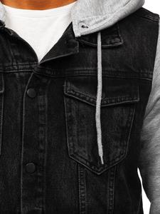 Chaquetas vaqueras personalizadas para hombre, ropa de invierno informal con capucha para exteriores, nuevo estilo - Product Image 3