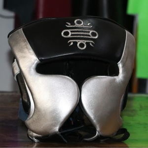 Best Selling Top Quality Winning Style Custom Colors Cowhide Leather Boxing Training Martial art Head Guard Gear - Product Image 3