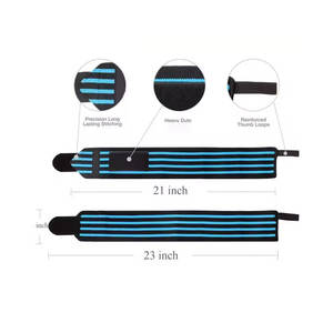 Muñequera Deportiva de Material Resistente Hecha en Pakistán, Precio Bajo al por Mayor, Muñequera de Compresión para Levantamiento de Pesas - Product Image 5