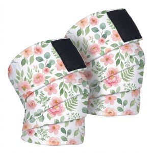 Custom Neoprene Breathable Adjustable <b>Elastic</b> Heavy Duty Wrist Straps and Fitness <b>Knee</b> Wraps for Workout and Weightlifting - Product Image 5