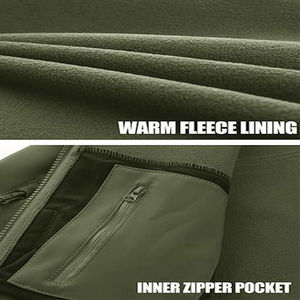 Chaqueta Softshell de Alta Calidad para Hombre, Color Sólido, Ropa de Exterior Transpirable, Resistente al Viento, Chaqueta Softshell con Logotipo Personalizado para Hombre - Product Image 5