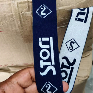 Ceinture élastique double jacquard écologique personnalisée, très demandée |   pour jupes-leggings taille haute |   Nylon Spandex Durable OEM - Product Image 2