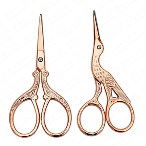 Ciseaux à ongles et à cuticules professionnels en or rose, outil de manucure de haute qualité, design et couleur personnalisés, OEM - Product Image 4